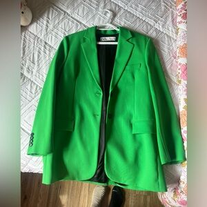 Zara green blazer